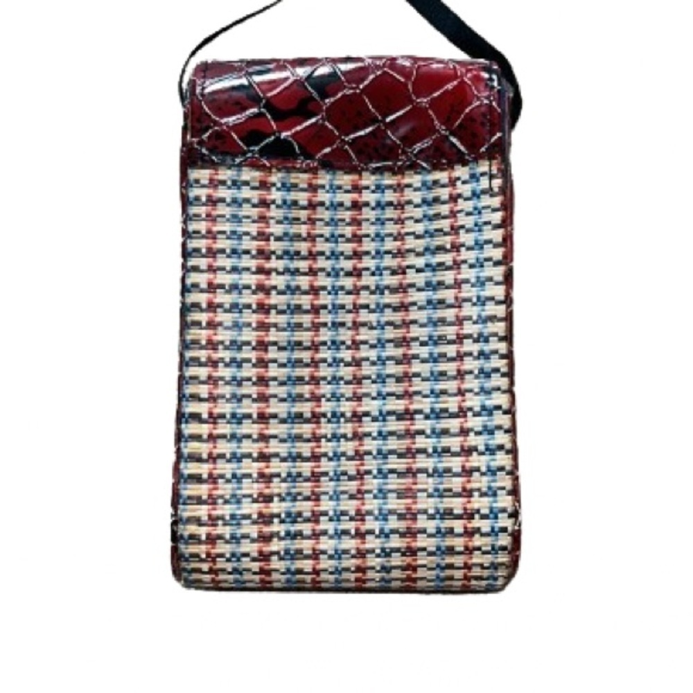 Snakeskin small rectangular hard case crossbody - image 3